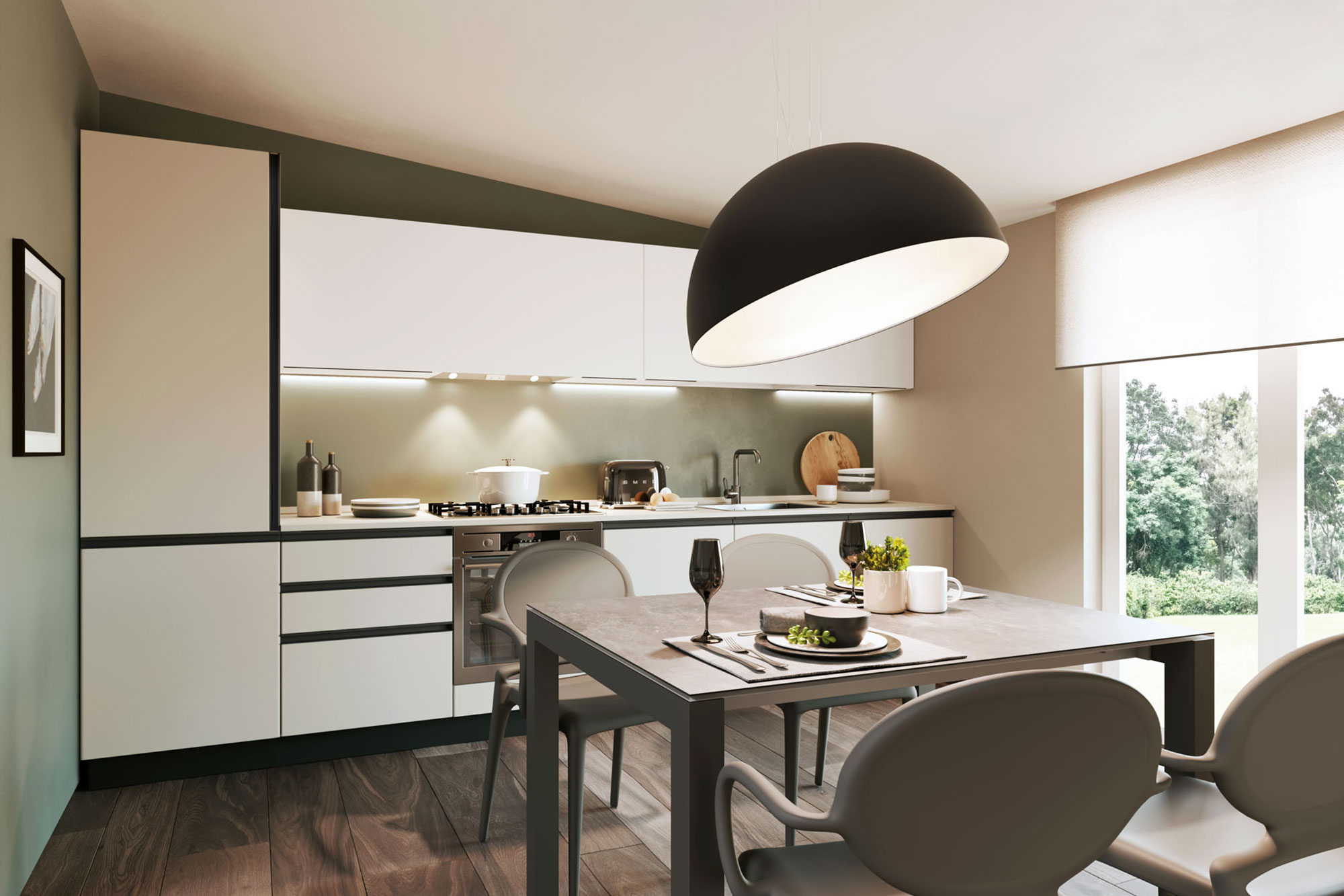 la-casa-moderna-2023-65-metri-quadri-verde-bianco-cucina-lineare-04