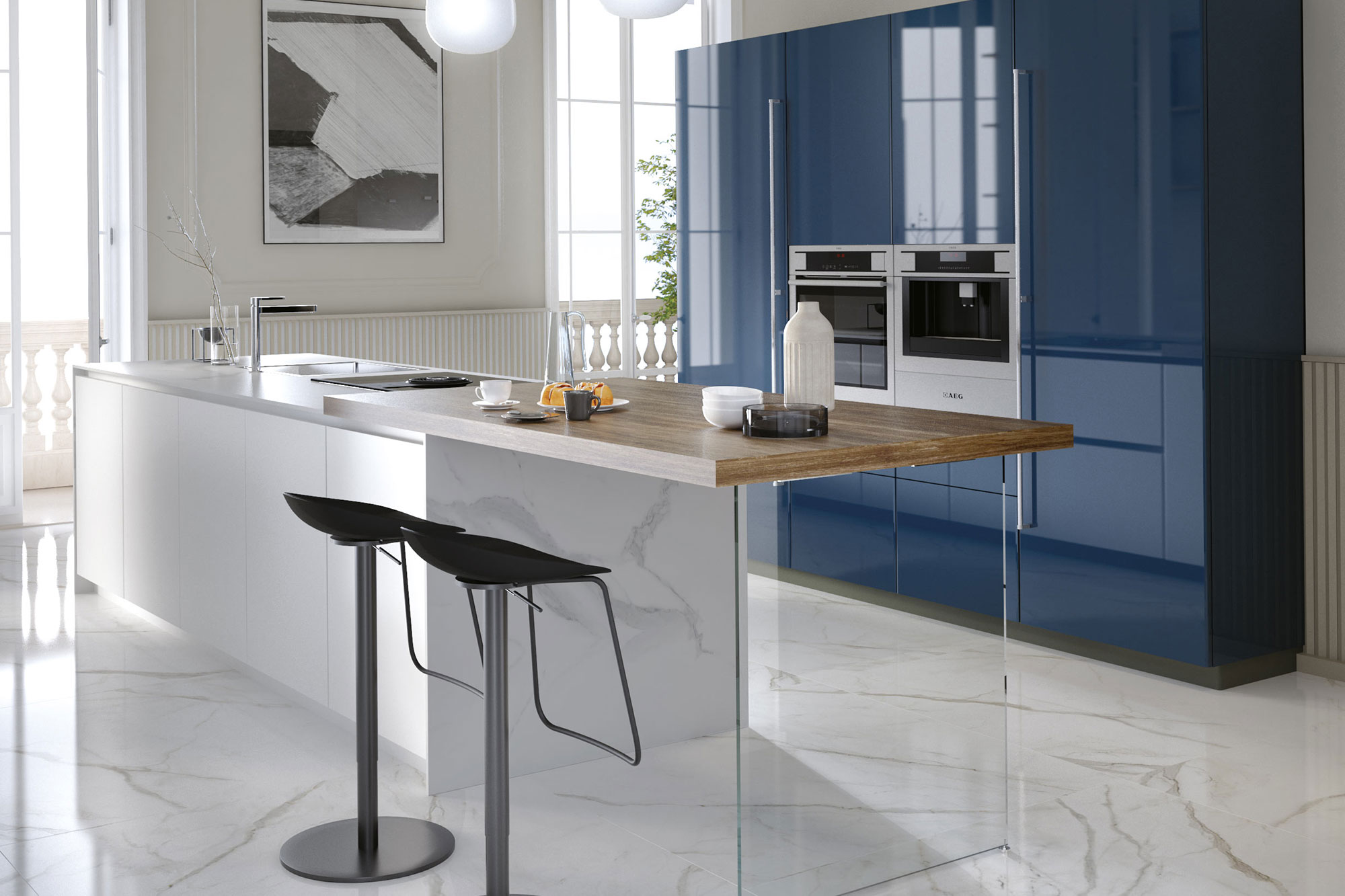 la-casa-moderna-ispirazione-cucina-isola-marmo-blu-bianco-01