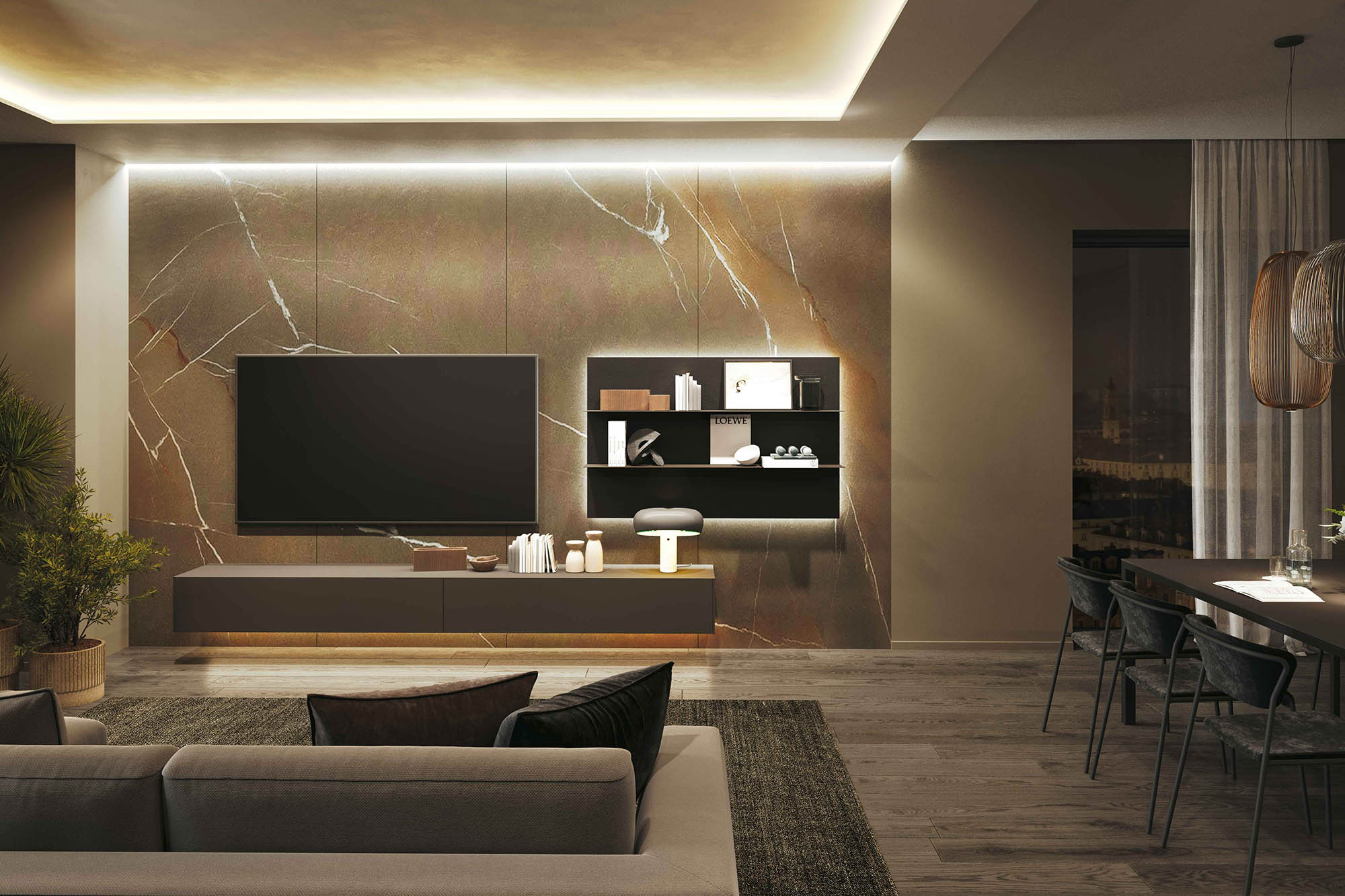 Parete attrezzata Solida Day 2402 - La Casa Moderna