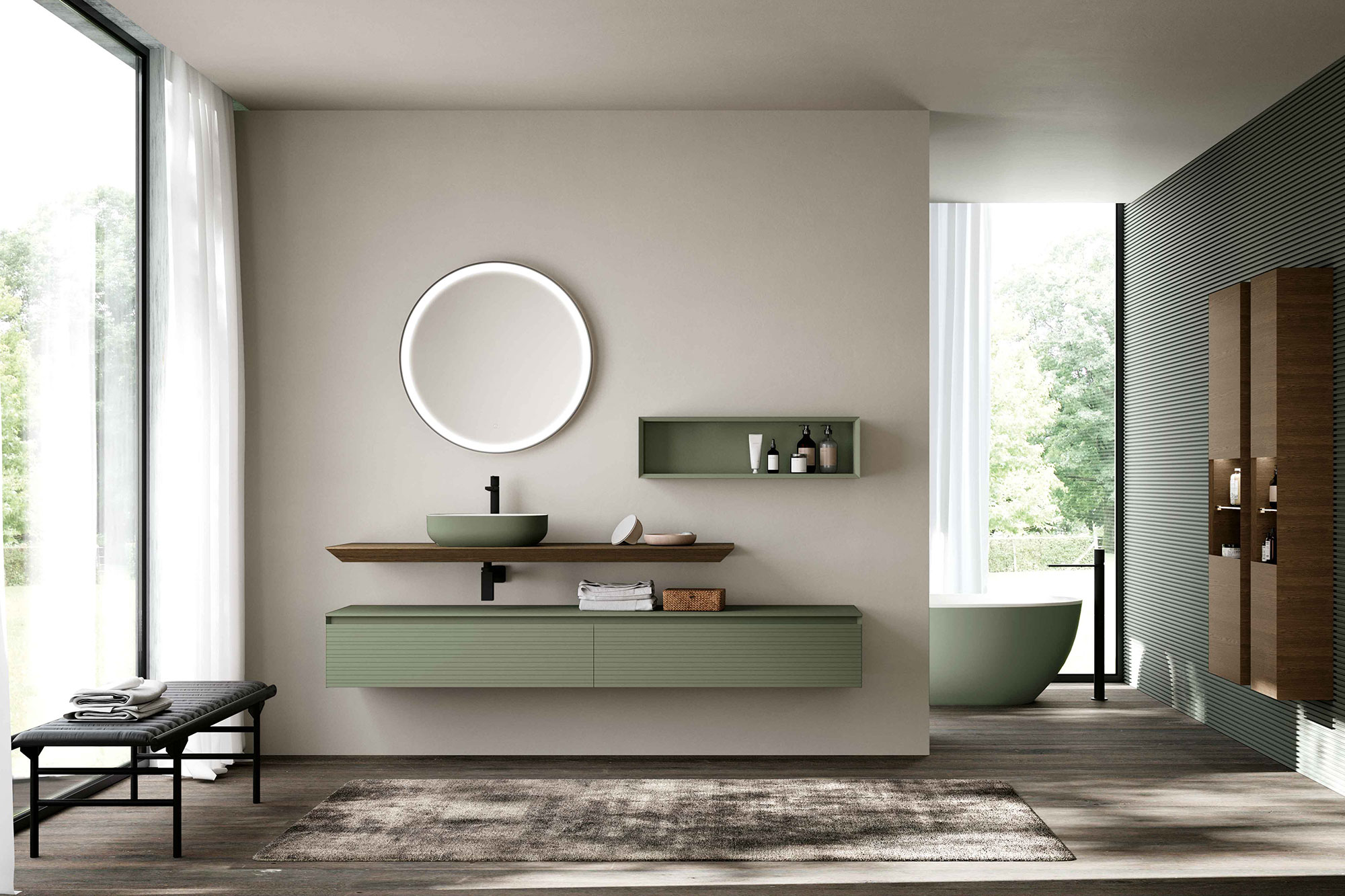 la-casa-moderna-il-bagno-moderno-verde-1