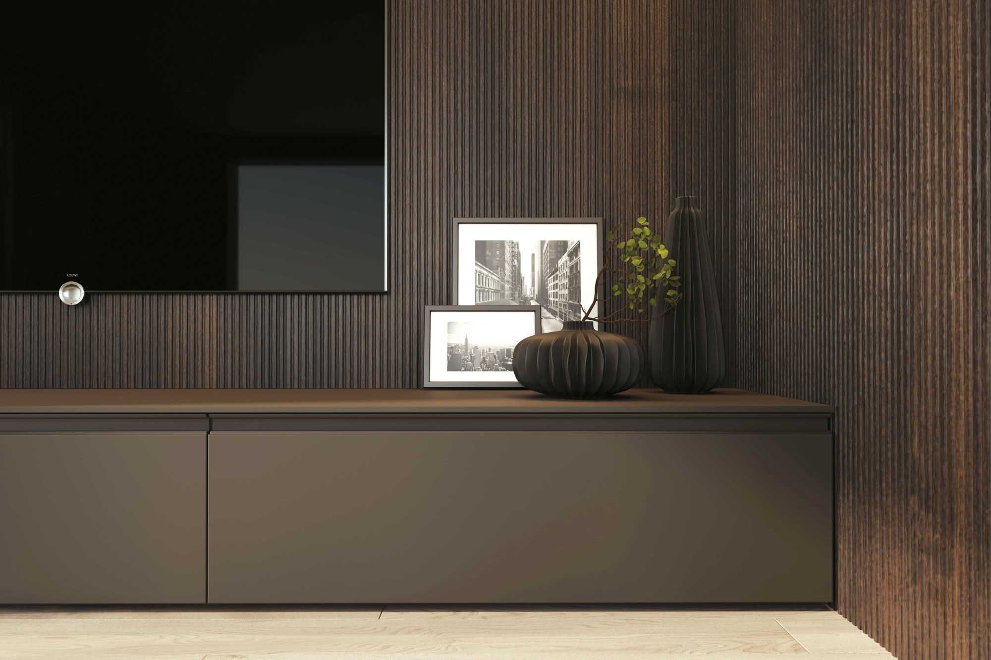 Boiserie a doghe verticali sktw - La Casa Moderna