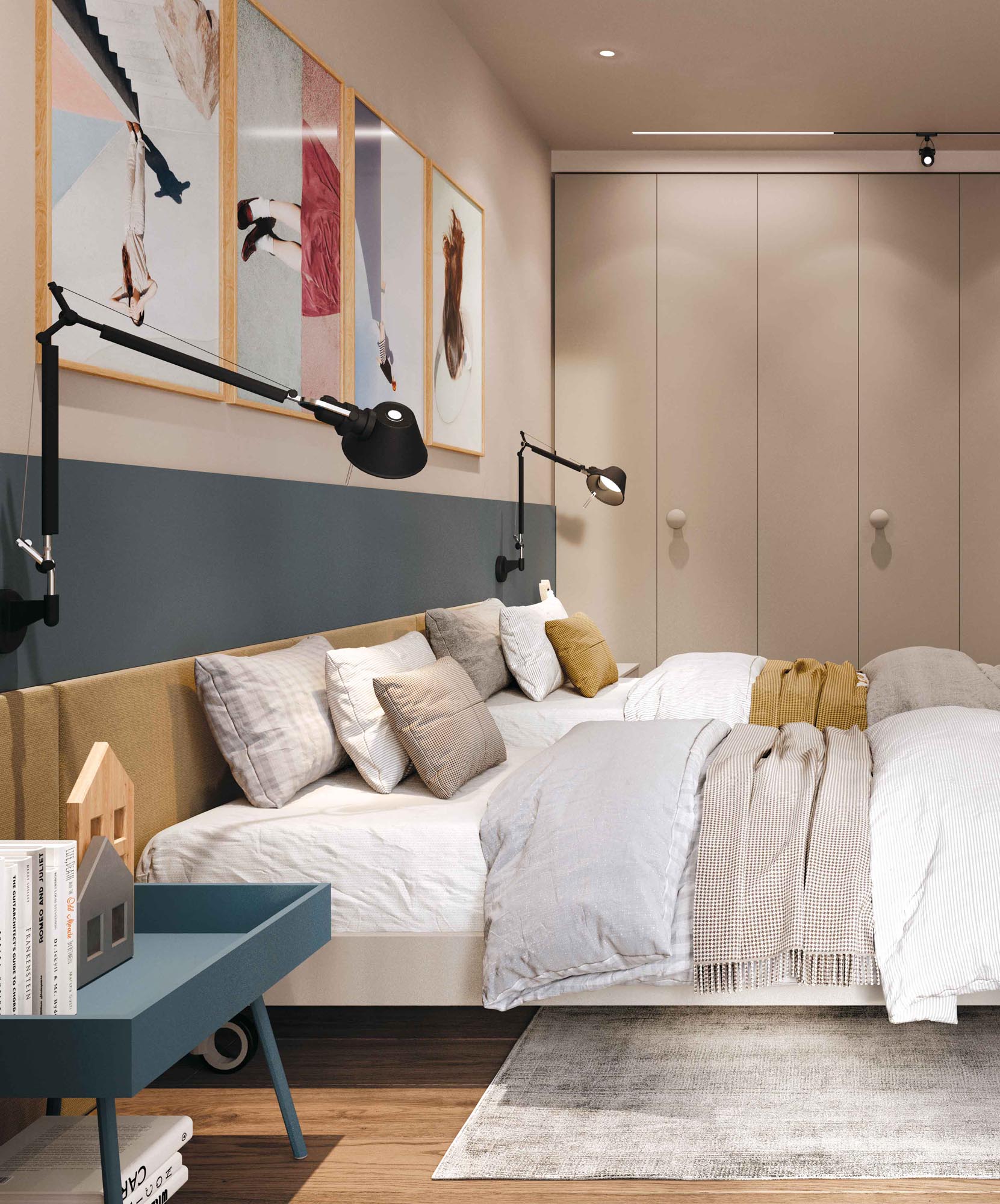 Letti singoli sommier Kids 2501 - La Casa Moderna