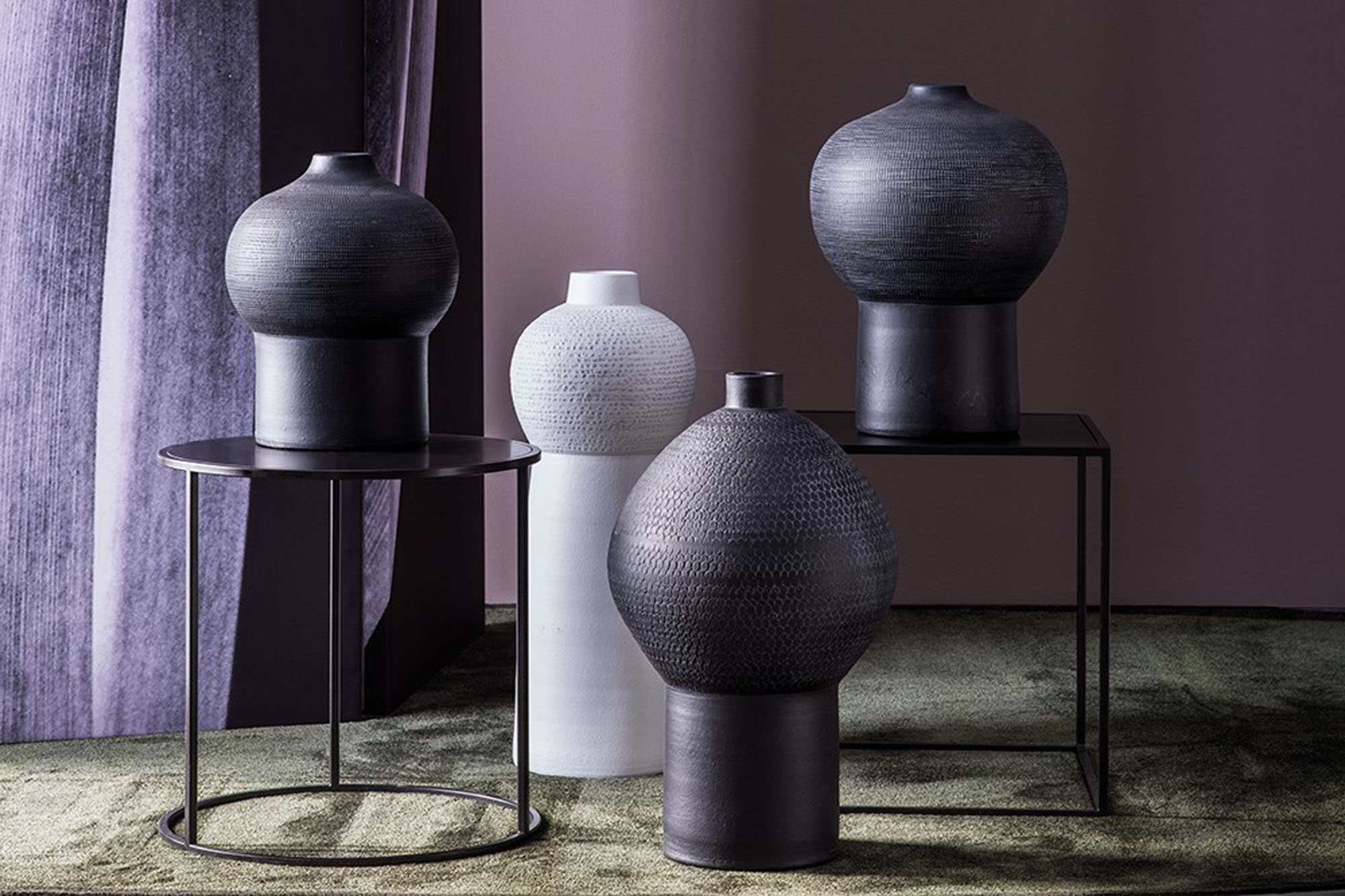 Serie di vasi decorati a mano - La Casa Moderna