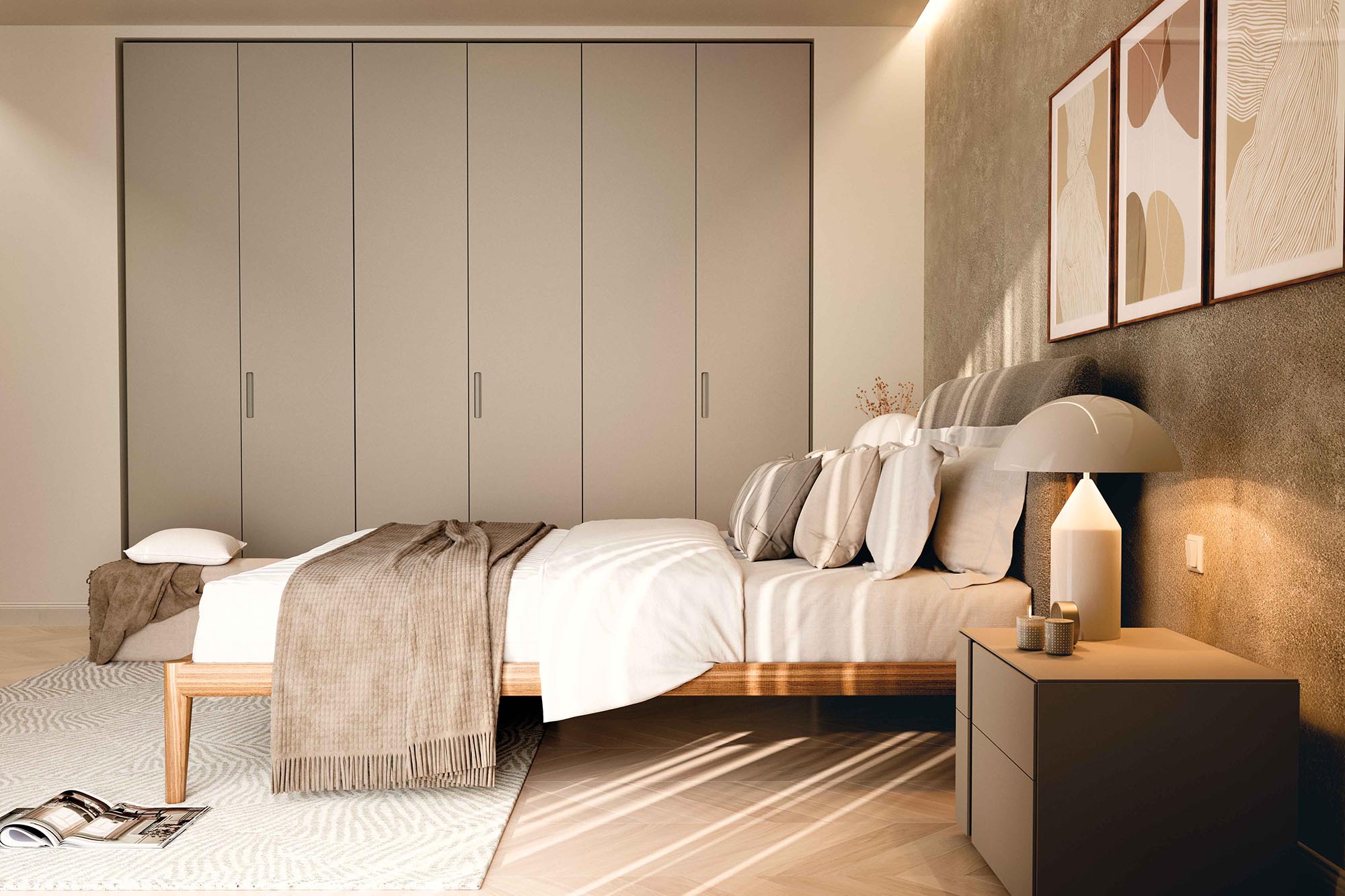 Armadio 6 ante battenti Modula Night 2505 - La Casa Moderna