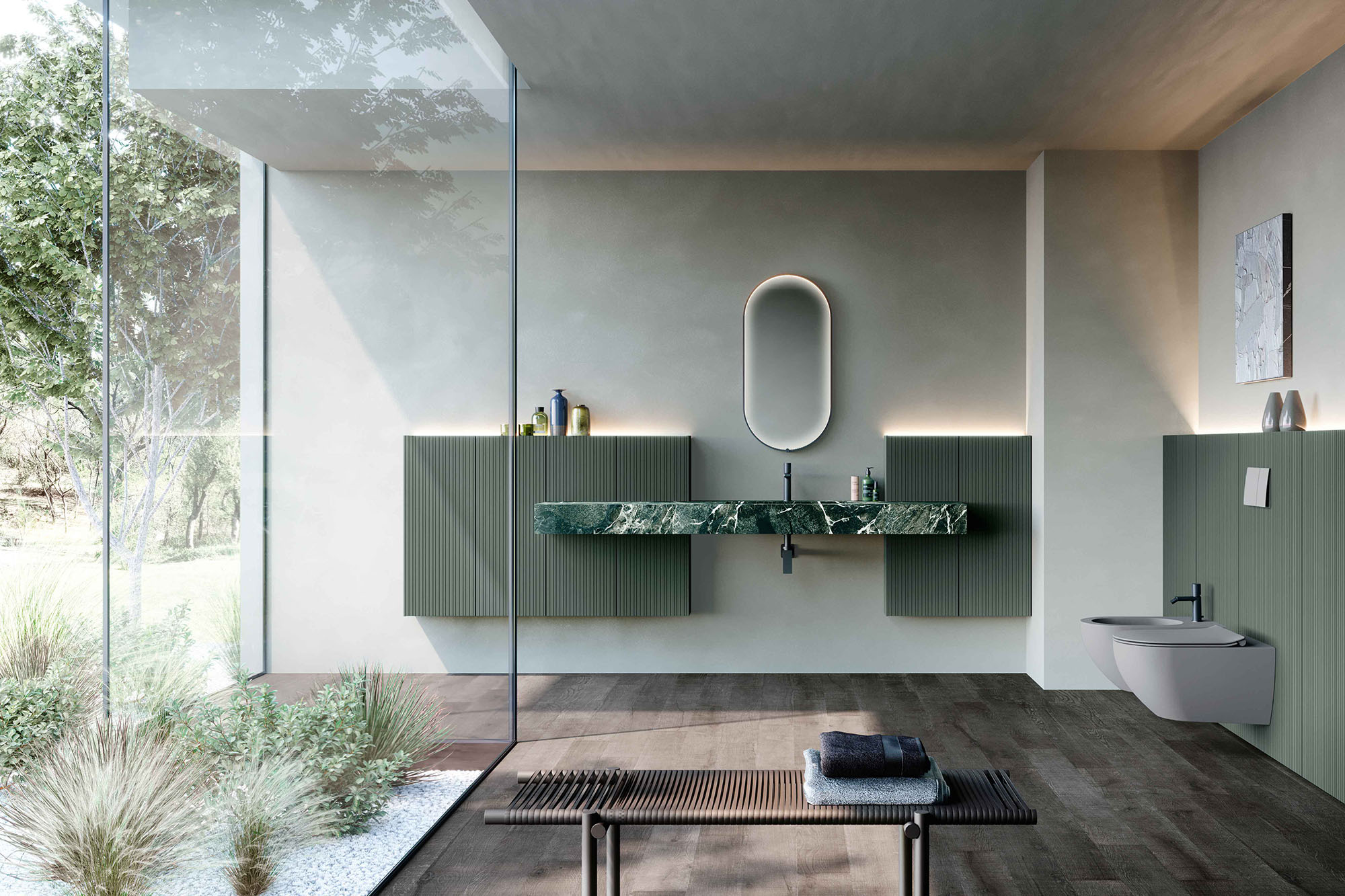Composizione bagno Flow 2501 - La Casa Moderna
