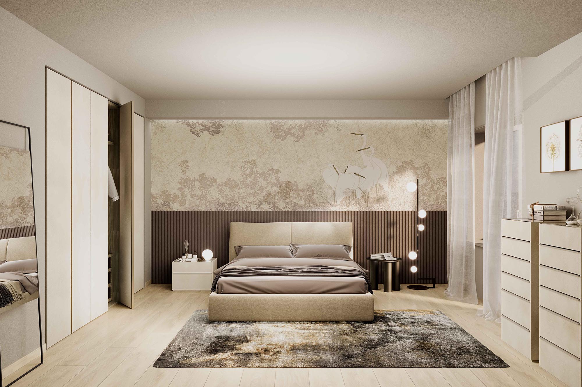 Letto matrimoniale sfoderabile Gaudì - La Casa Moderna
