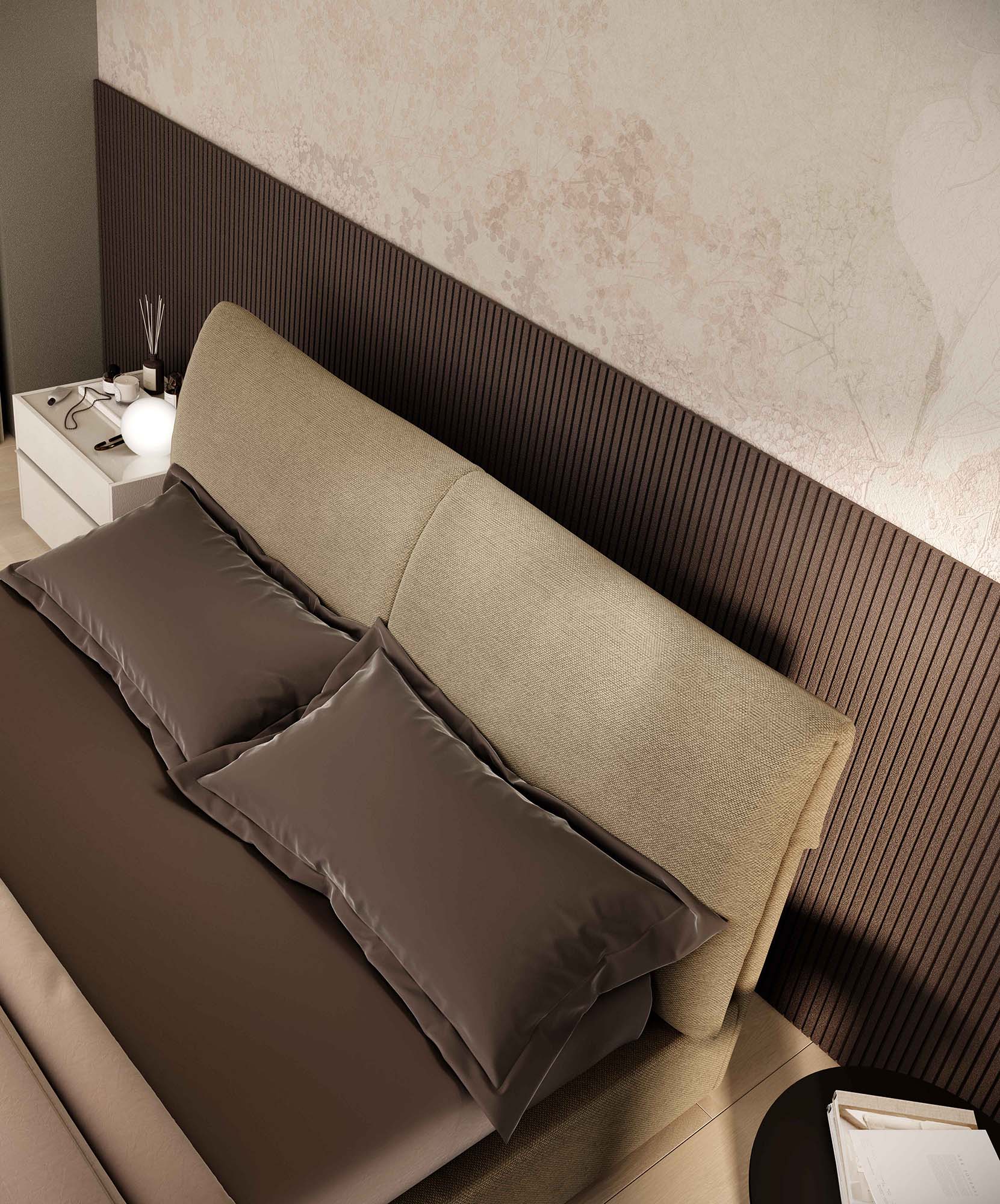 Letto matrimoniale sfoderabile Gaudì - La Casa Moderna