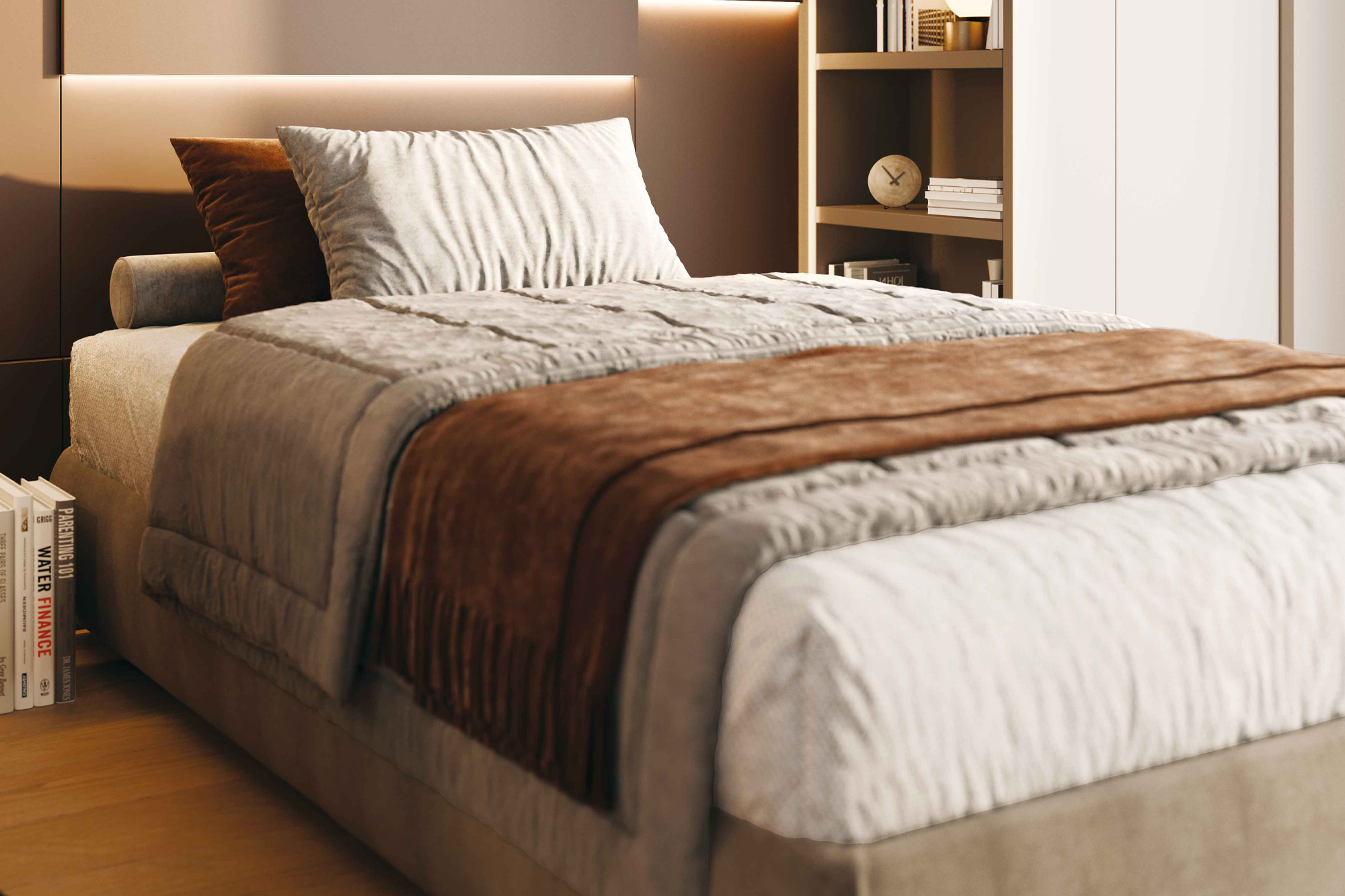 Letto sommier a una piazza e mezza - La Casa Moderna
