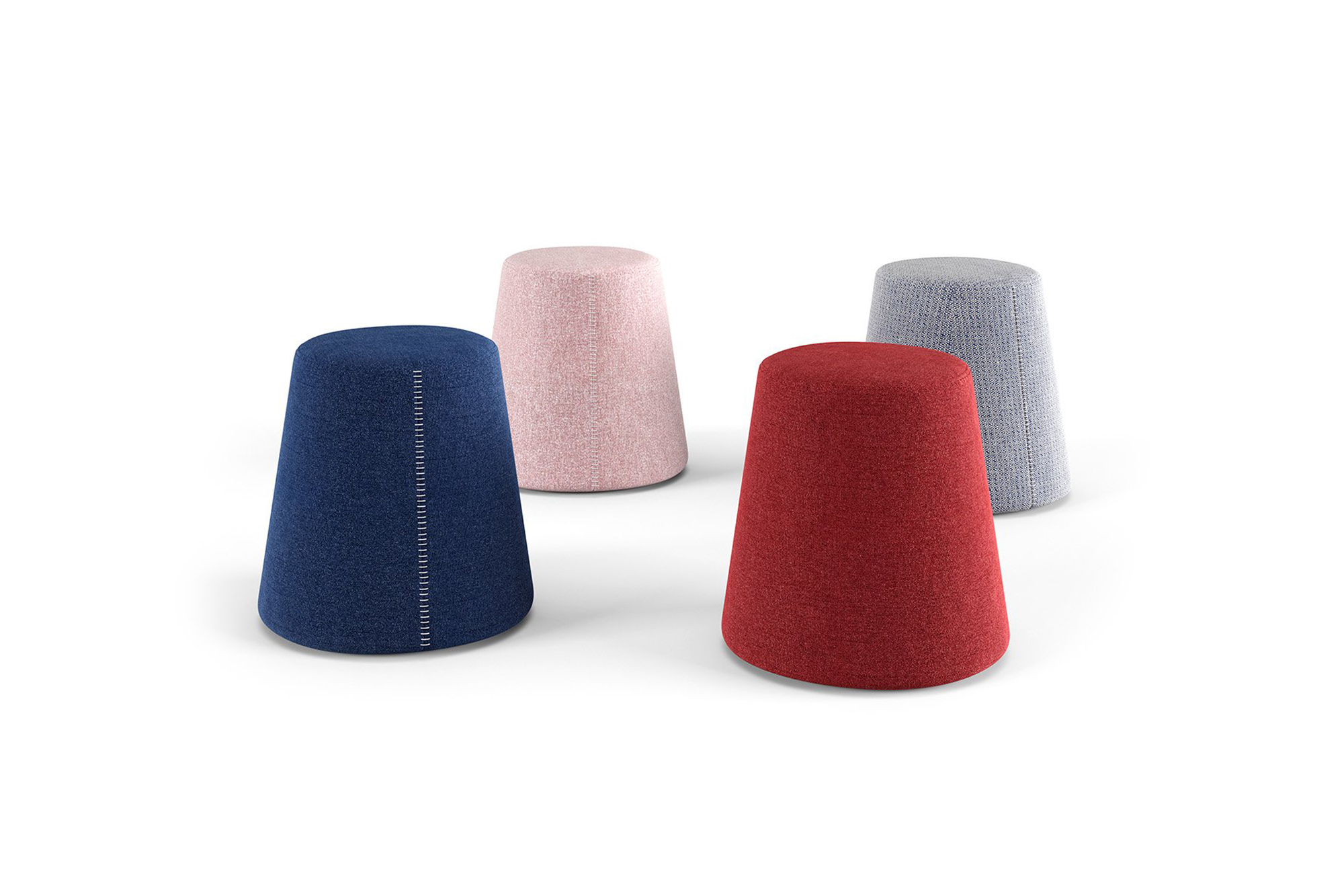 Pouf conico in tessuto sfoderabile - La Casa Moderna