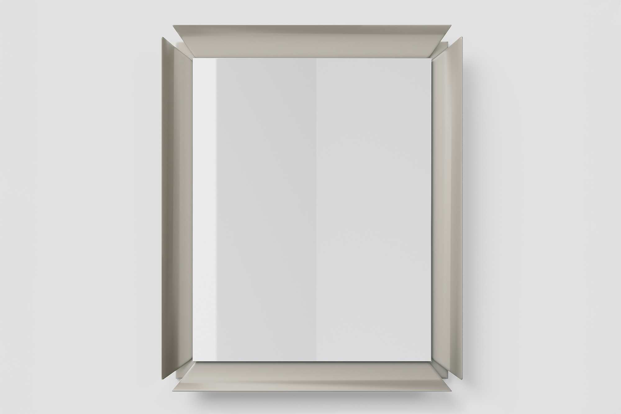 Specchio da parete in alluminio - La Casa Moderna