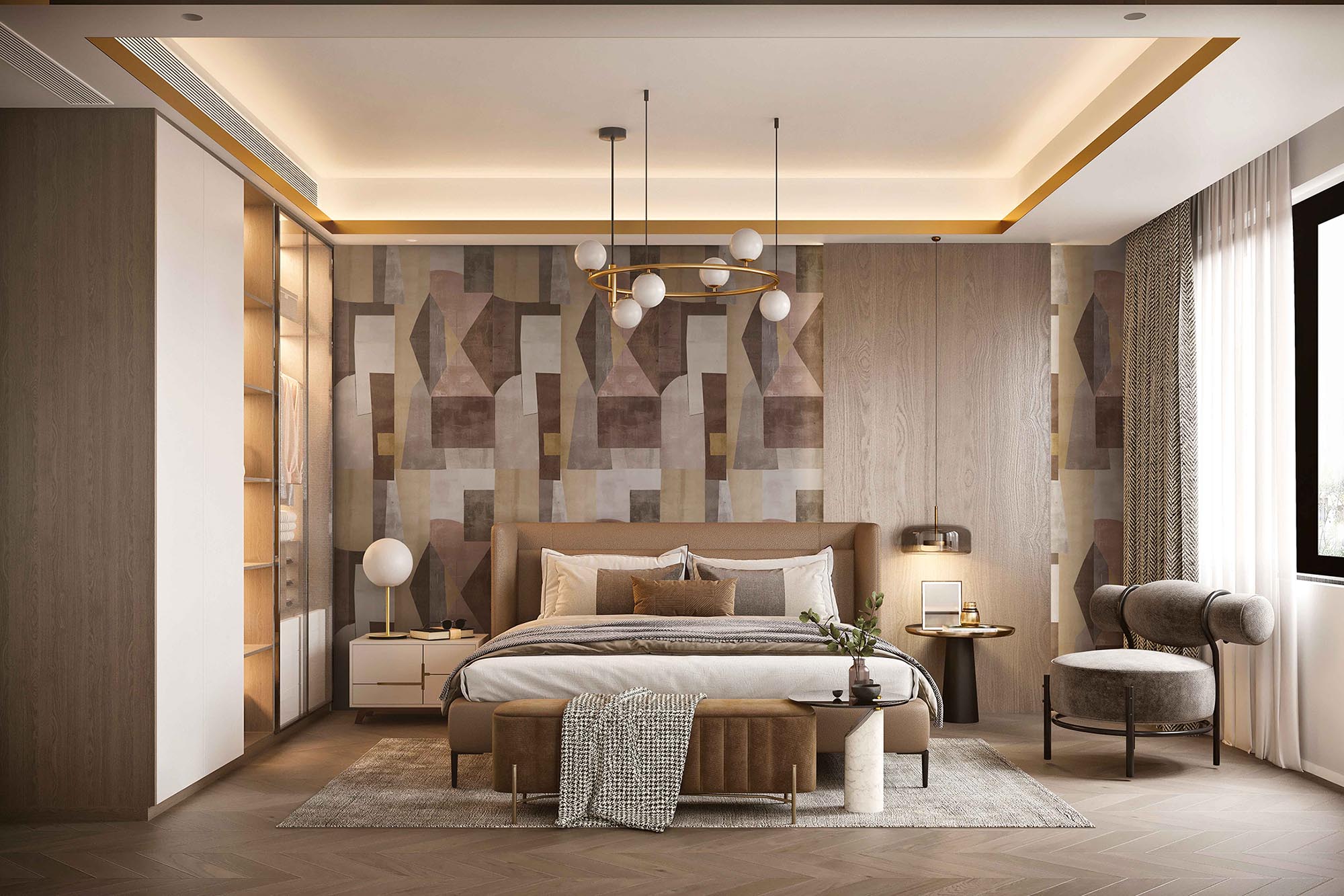 Carta da parati Abstract Dreams - La Casa Moderna