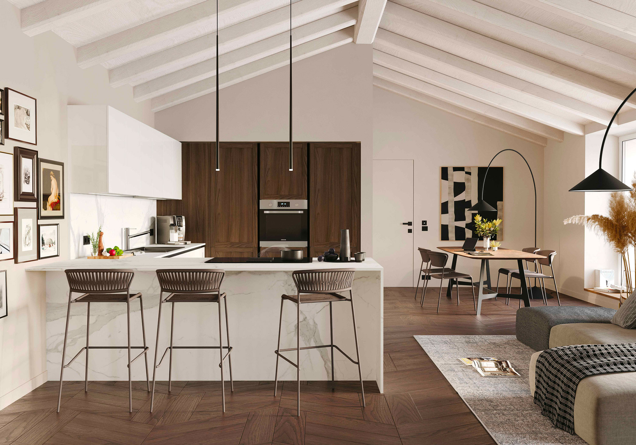 cucina-con-penisola-6 cucina-con-penisola-6