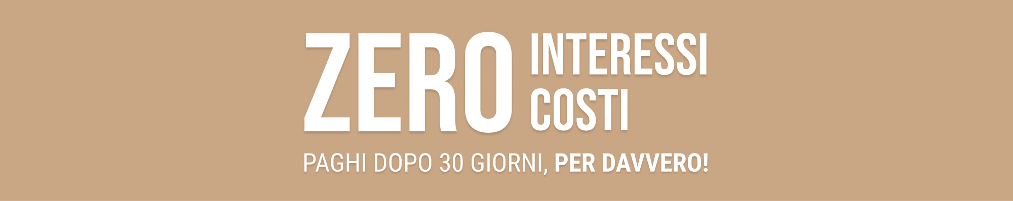 Promozione Zero vero 2026