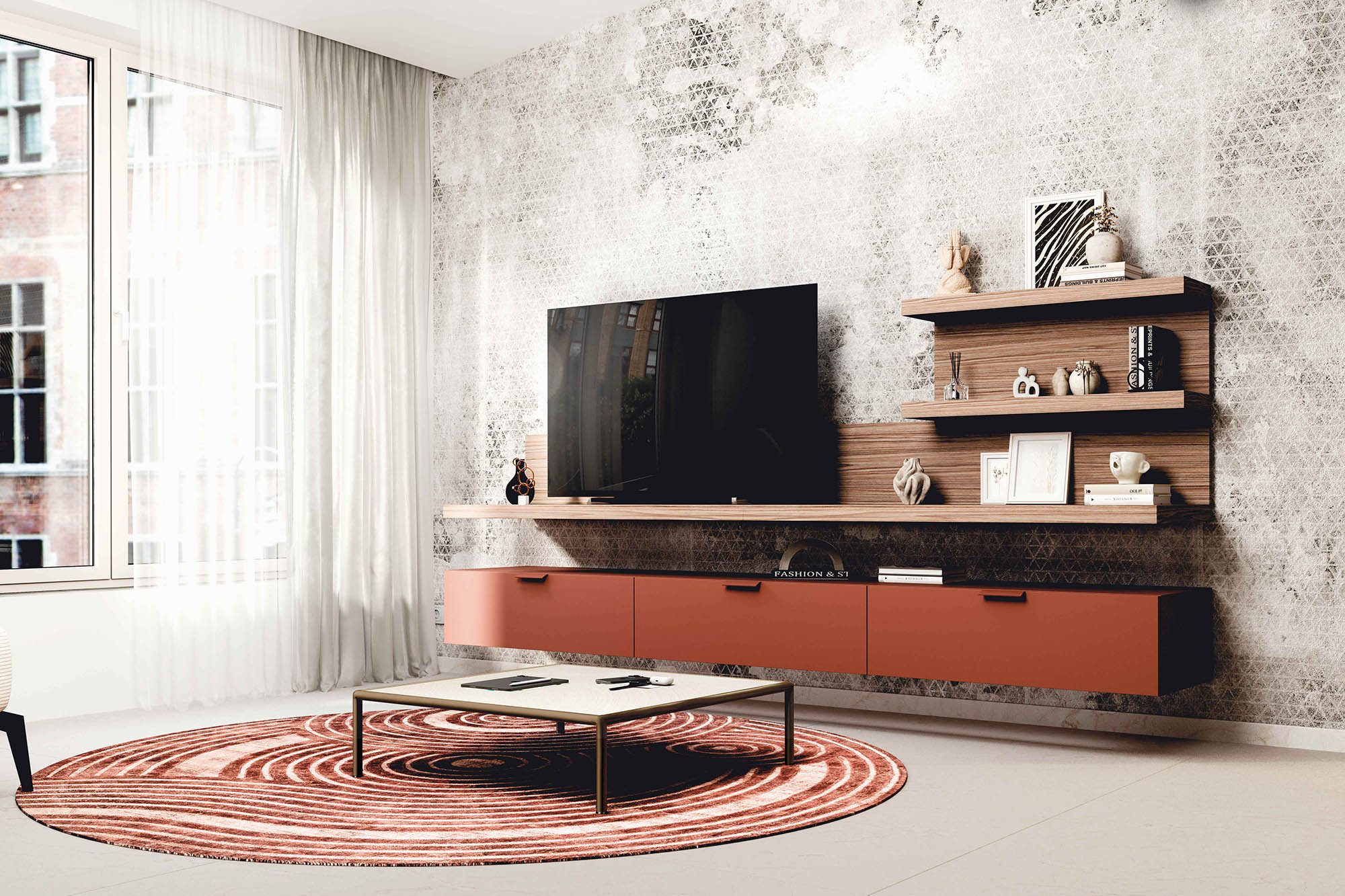 Composizione giorno con boiserie Skema Day 2601 - La Casa Moderna