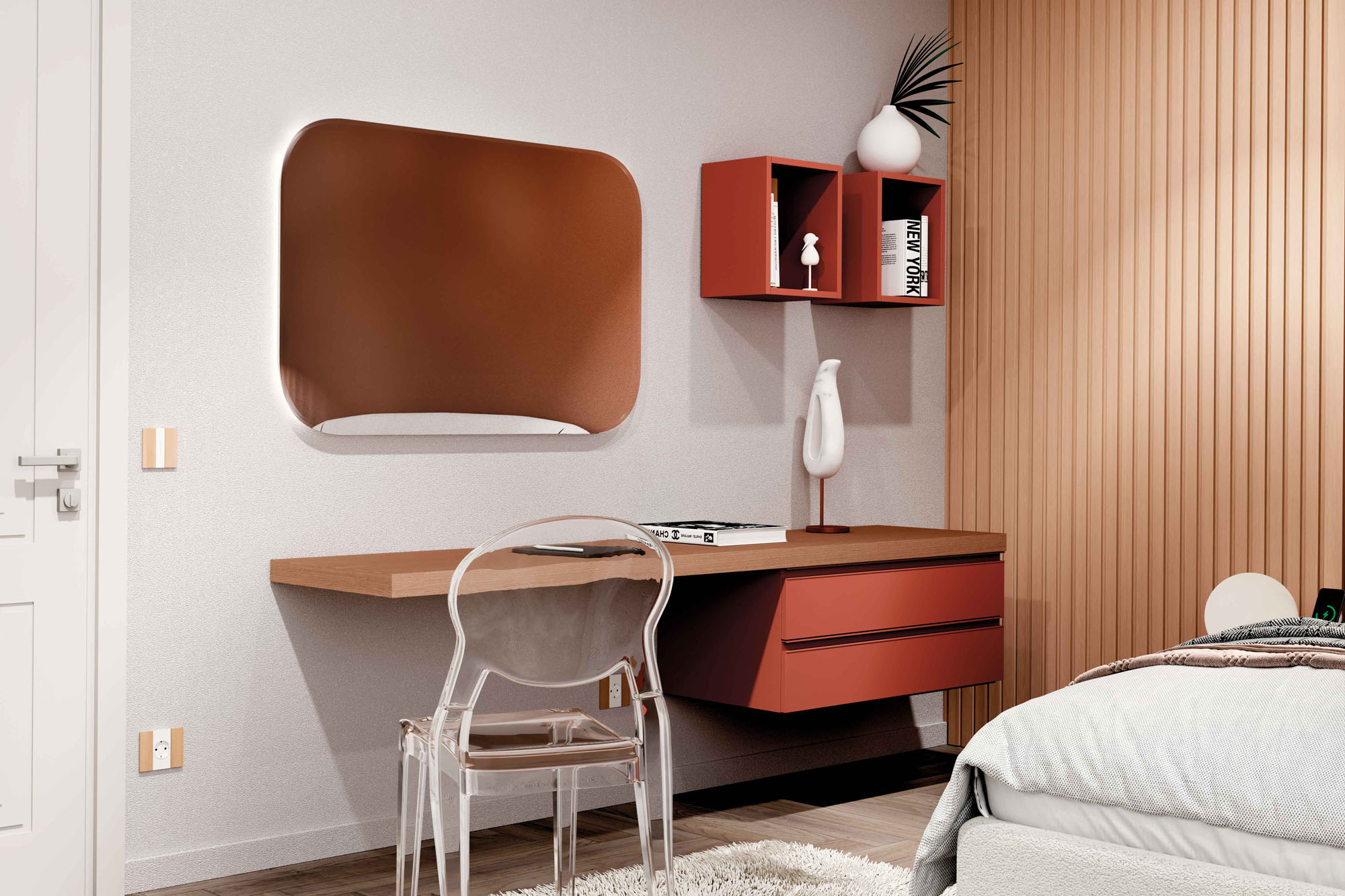 Consolle moderna con cassettiera olco - La Casa Moderna