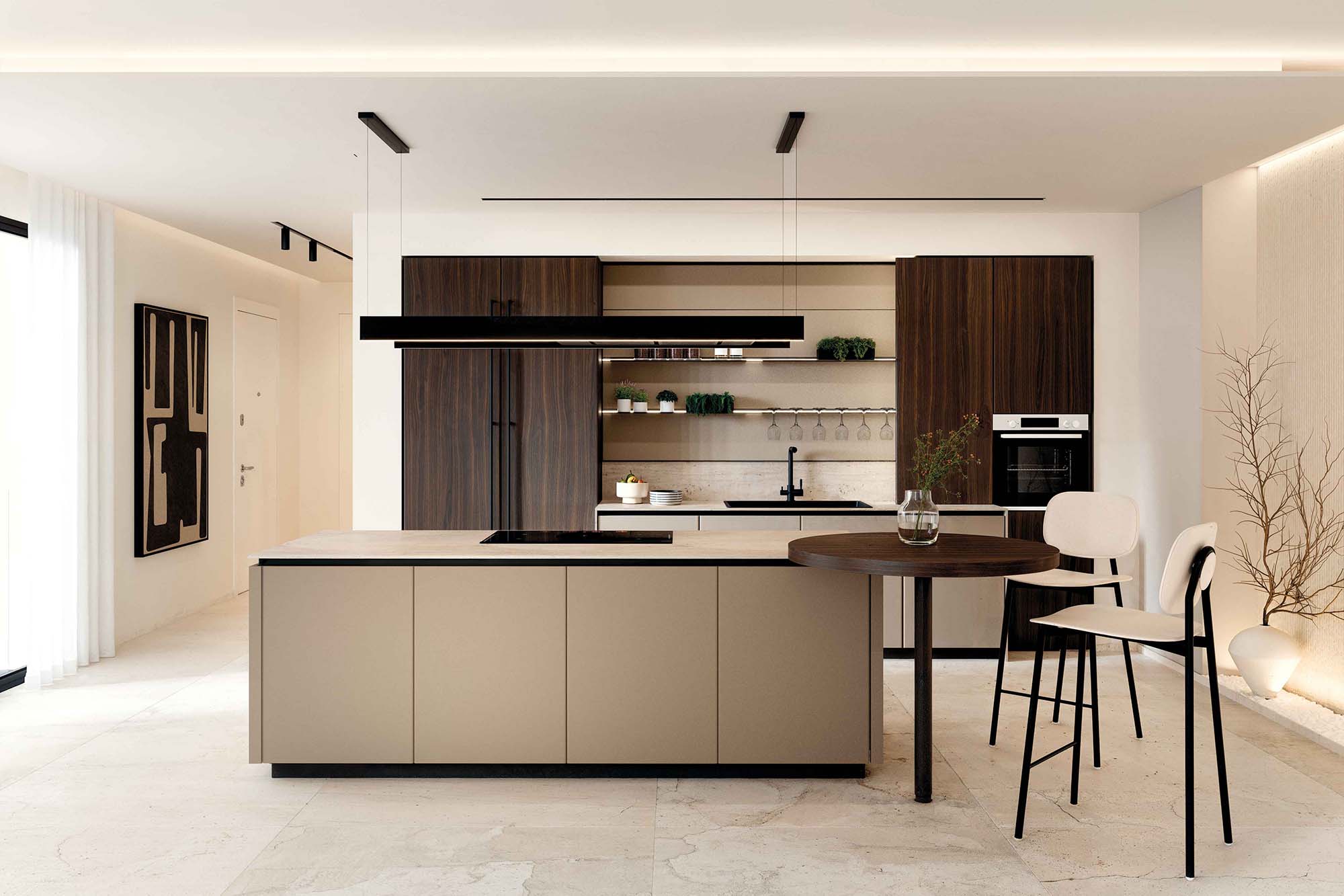 Cucina ad isola Pratica 2610 - La Casa Moderna