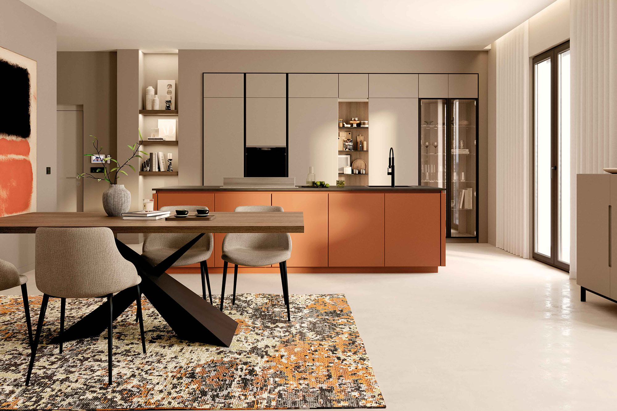 Cucina isola Pratica 2617 - La Casa Moderna